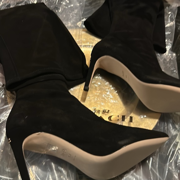 Coach Shea Thigh High Suede Boots Size 9.5 - Picture 3 of 5